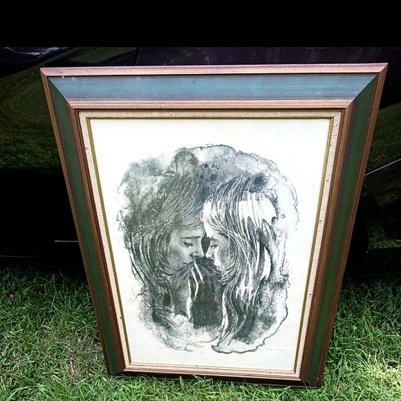 Sandu Liberman Reflections Lithograph 1940’s